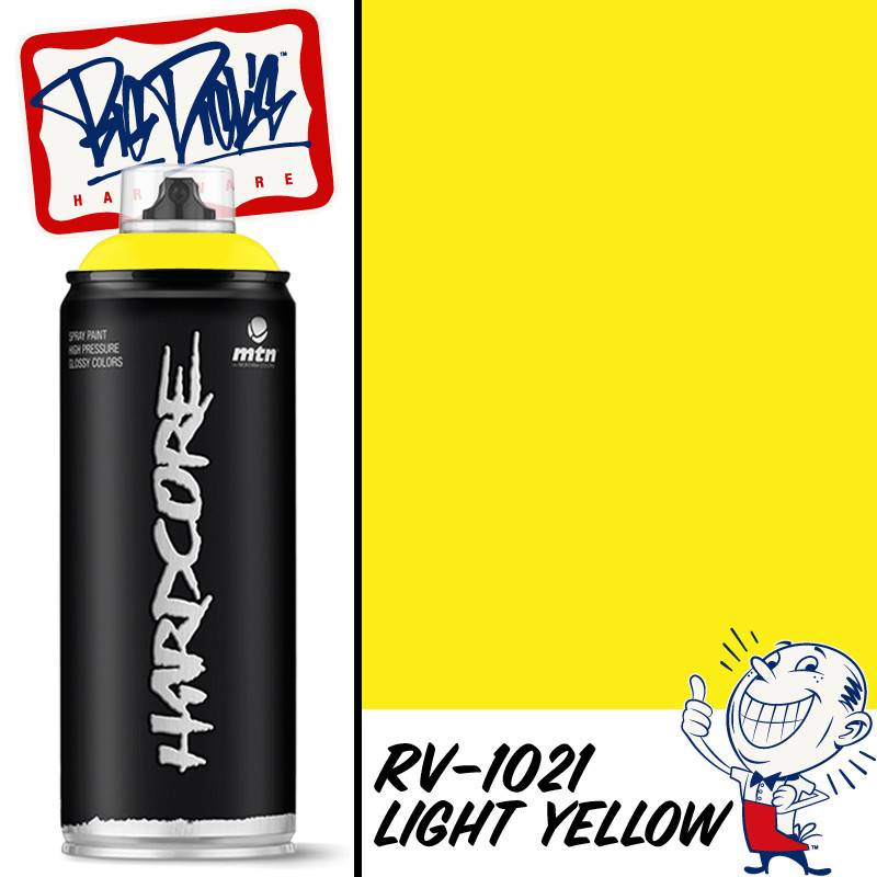 MTN Hardcore 2 Spray Paint - Light Yellow RV-1021