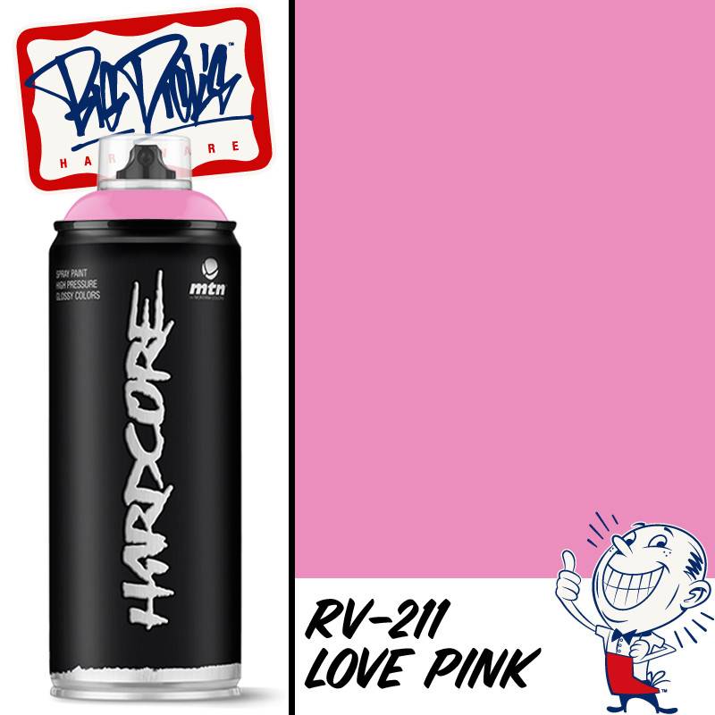 MTN Hardcore Spray Paint - Love Pink RV-211