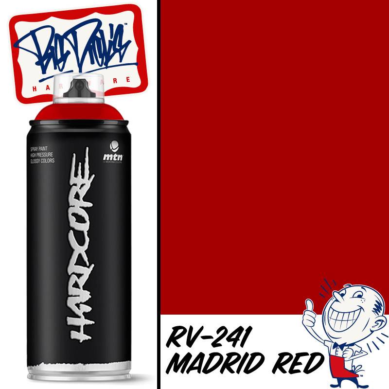 MTN Hardcore 2 Spray Paint - Madrid Red RV-241