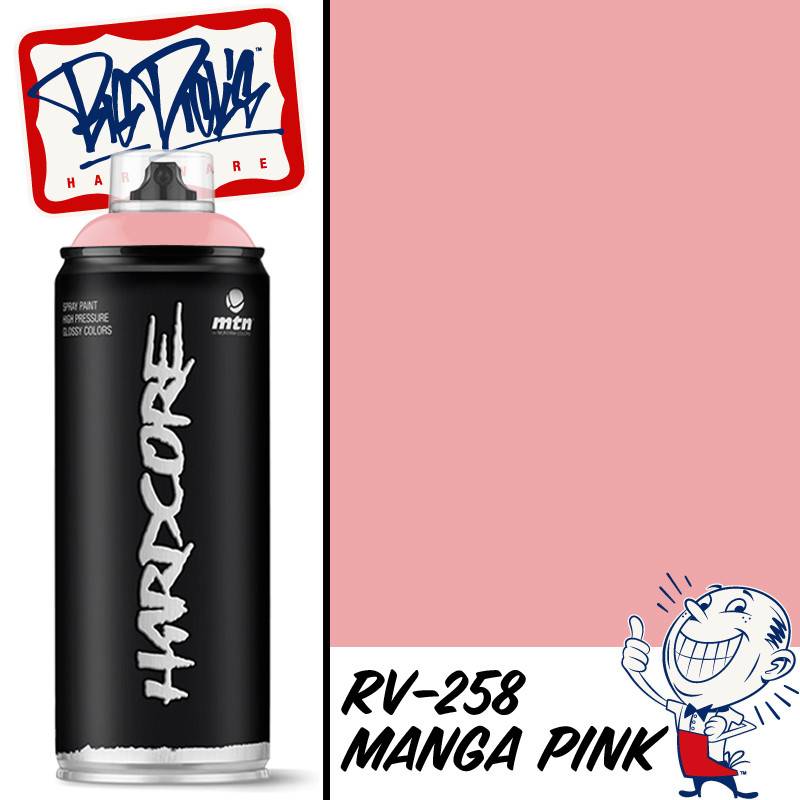 MTN Hardcore Spray Paint - Manga Pink RV-258