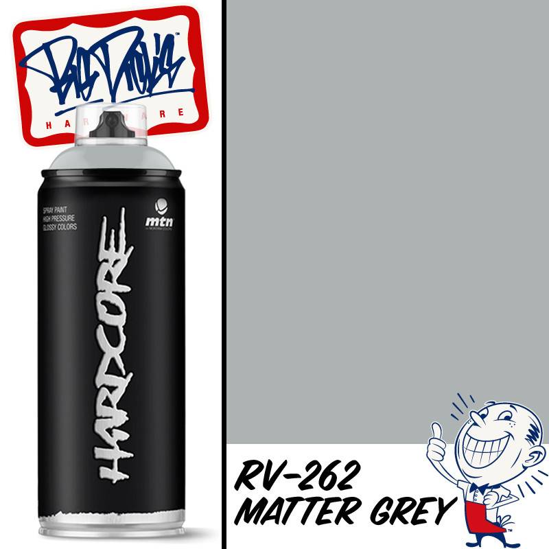 MTN Hardcore Spray Paint - Matter Grey RV-262