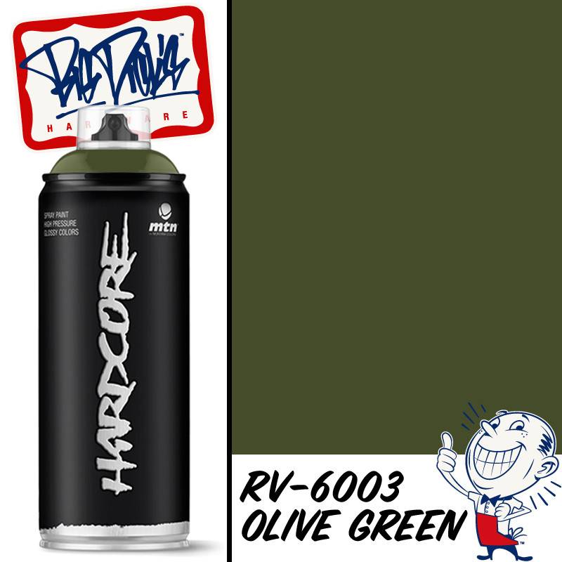 MTN Hardcore 2 Spray Paint - Olive Green RV-6003