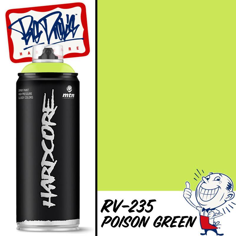 MTN Hardcore Spray Paint - Poison Green RV-235
