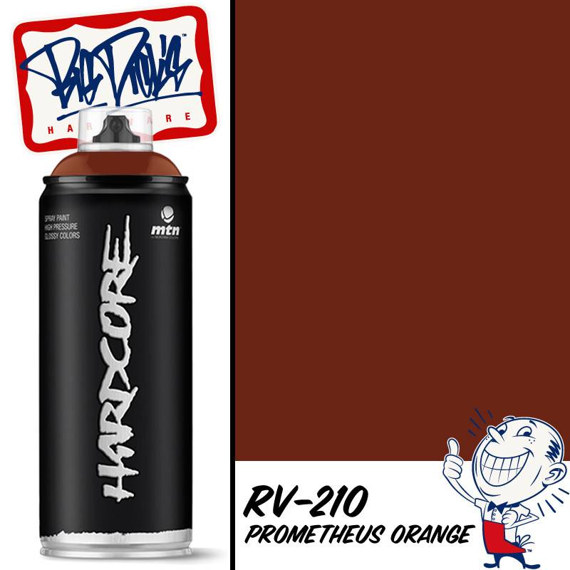 MTN Hardcore Spray Paint - Prometheus Orange RV-210