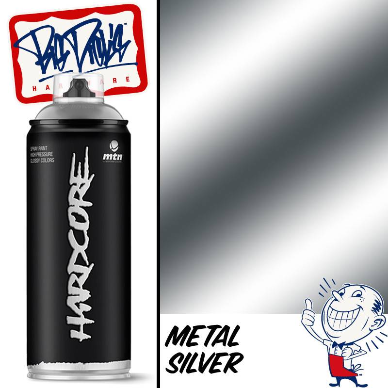 MTN Hardcore Spray Paint - Silver