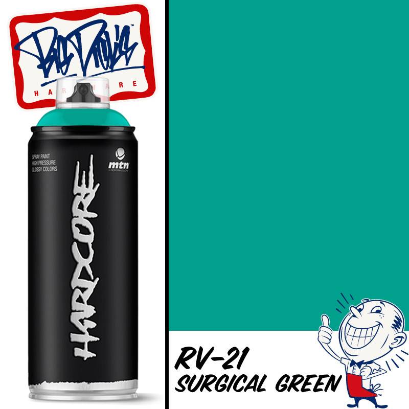 MTN Hardcore Spray Paint - Surgical Green RV-21