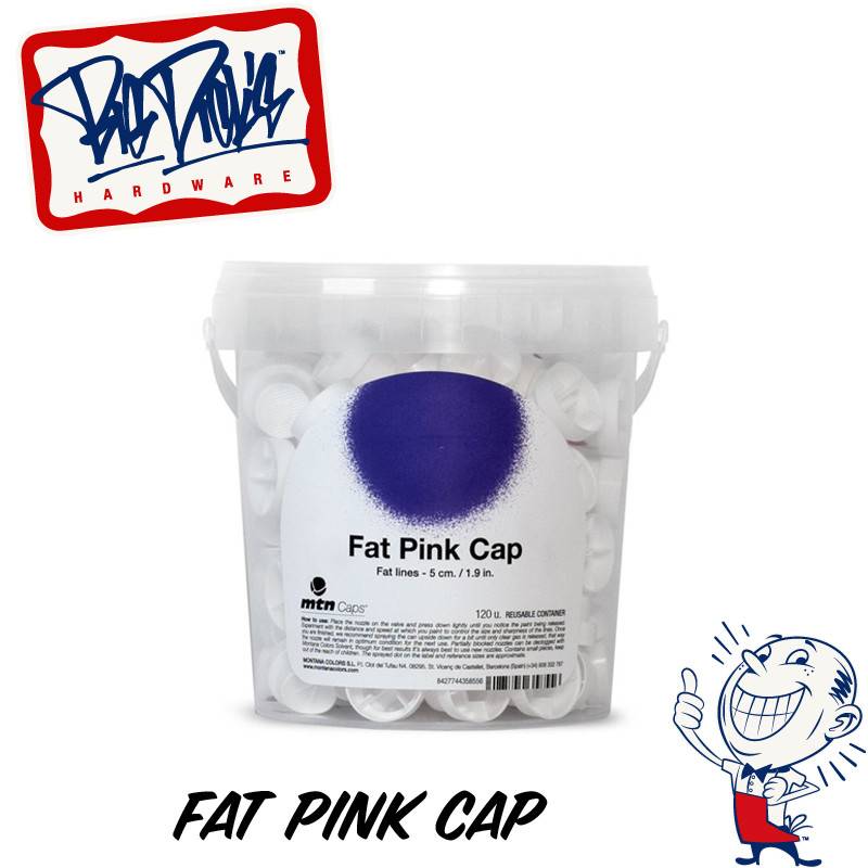 MTN Tips - Fat Pink Cap Bucket 120pk