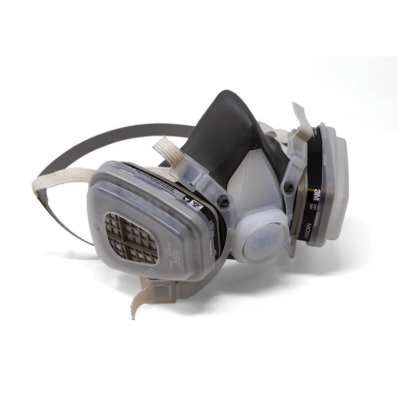 3M Dual Cartridge Respirator Mask - Medium