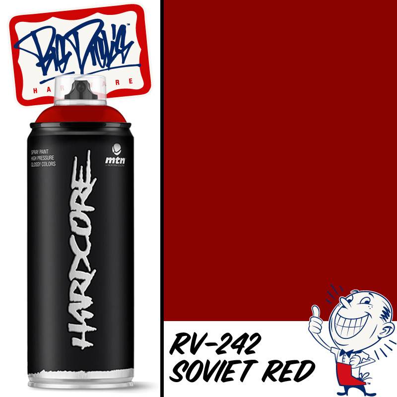 MTN Hardcore 2 Spray Paint - Soviet Red RV-242