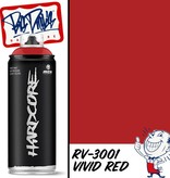 MTN Hardcore Spray Paint - Vivid Red RV-3001