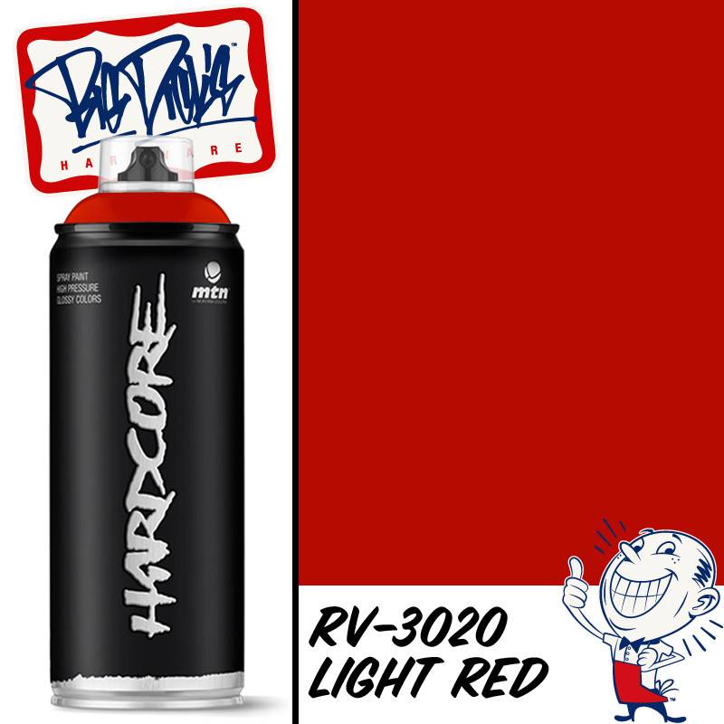MTN Hardcore Spray Paint - Light Red RV-3020