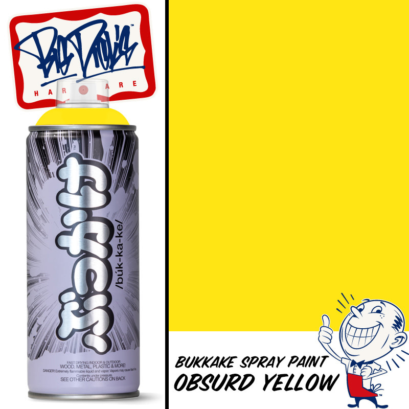 BDH Bukkake Spray Paint - Obsurd Yellow
