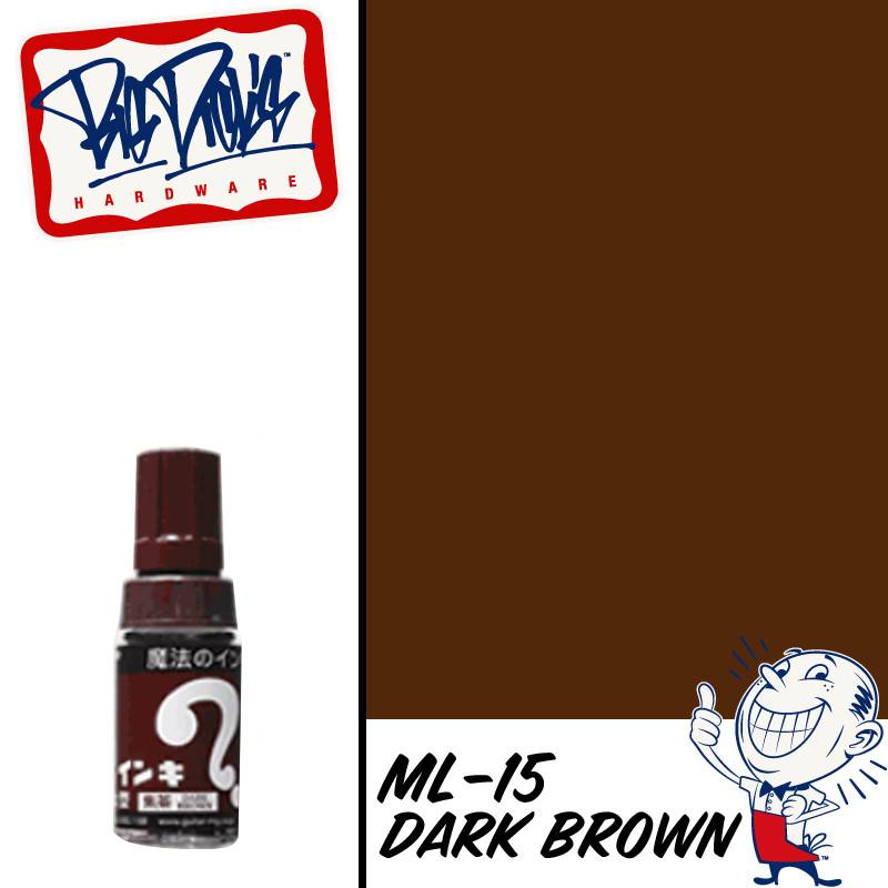 dark brown magic marker