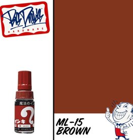 Magic Ink - Glass Bottle Marker - Brown