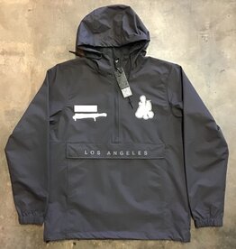 Dissizit Anorak Jacket - LA Hands 1 Stroke - Graphite