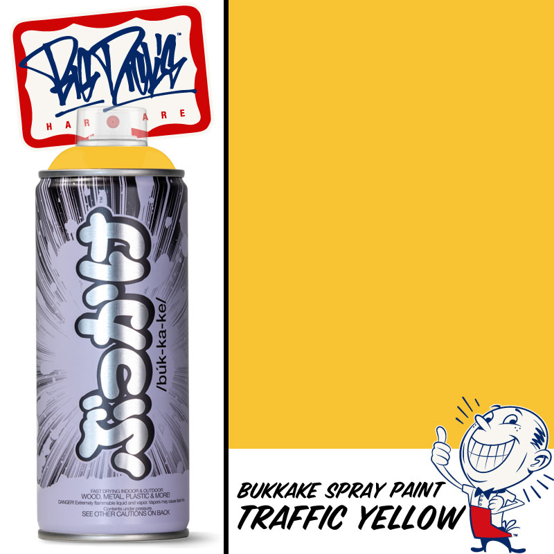 BDH Bukkake Spray Paint - Traffic Yellow