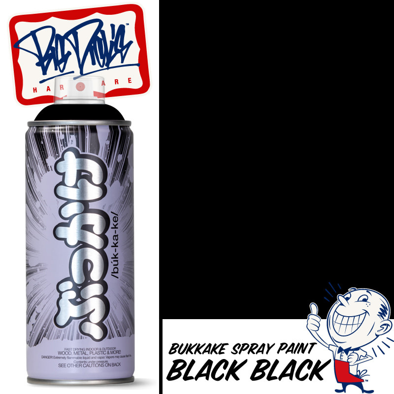 BDH Bukkake Spray Paint - Black Black