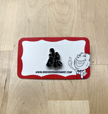 Dissizit Pin - LA Hands - Black (Size 1")