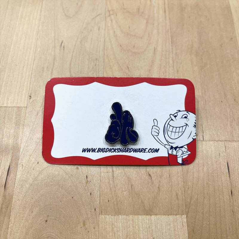 Dissizit Pin - LA Hands Blue (Size 1")