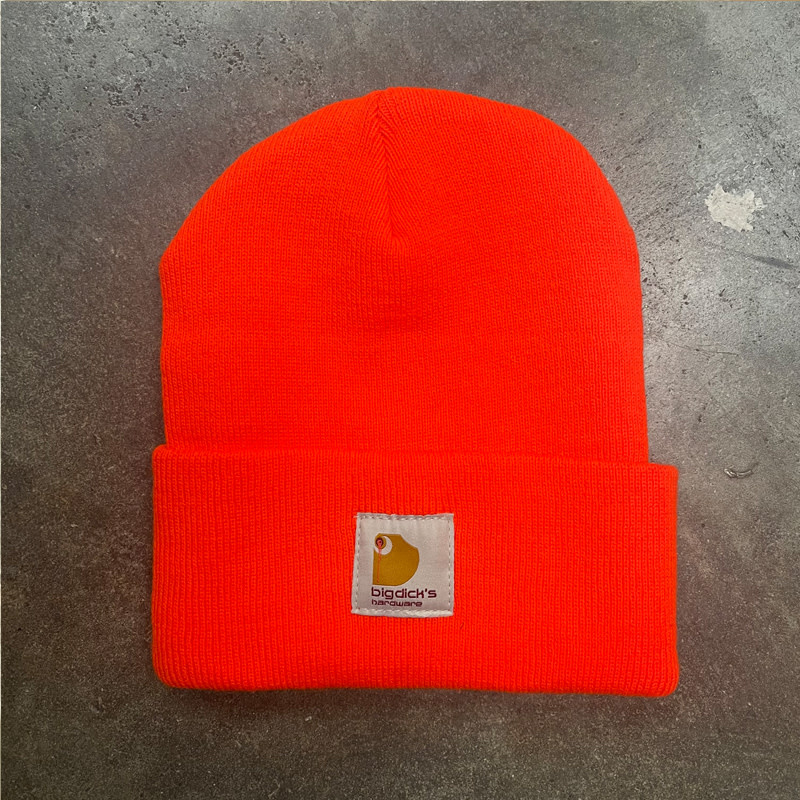 BDH Beanie - Just The Tip - Safety Orange