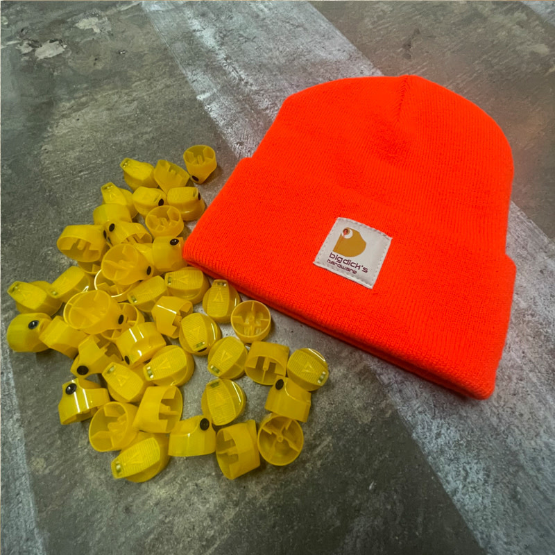 BDH Beanie - Just The Tip - Safety Orange