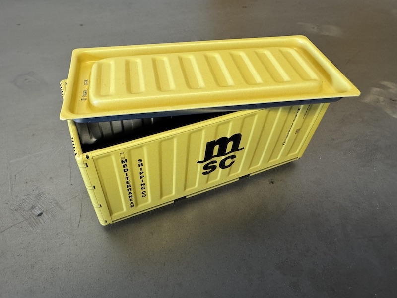 MSC Tin Box - Yellow