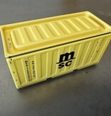 MSC Tin Box - Yellow