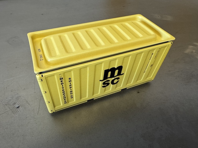 MSC Tin Box - Yellow