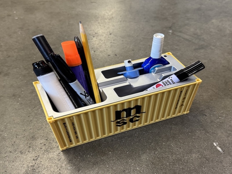 MSC Desk Organizer - Yellow