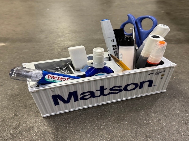 Matson Desk Organizer - White
