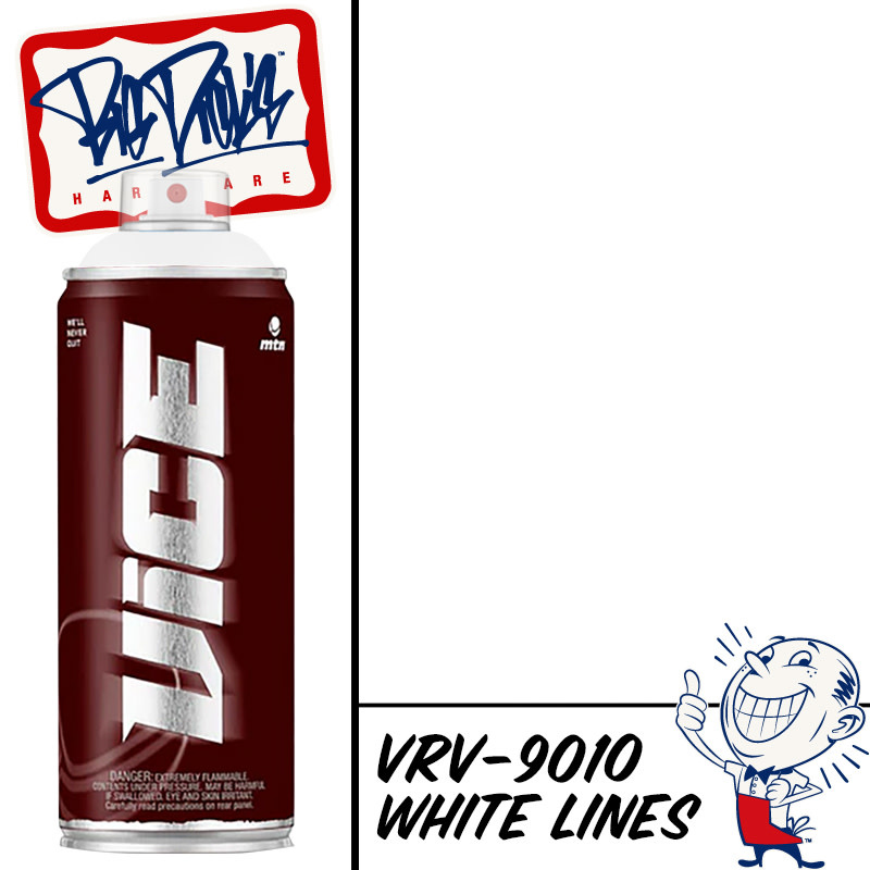 MTN Vice Spray Paint - White Lines VRV-9010