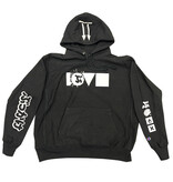 Love Crew Champion Pullover Hoodie - Bu - Black