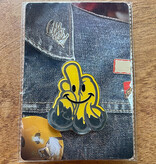 Dissizit Pin - LA LA Land - Chrome (Size 2.75")