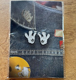 Dissizit Pin - W Hands - White (Size 1")