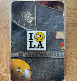 Dissizit Pin - I Love LA - White (Size 1.5")
