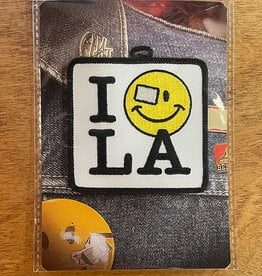 Dissizit Patch - I Love LA - White