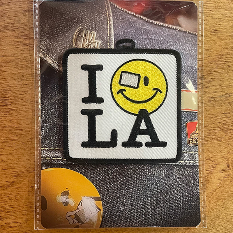 Dissizit Patch - I Love LA - White