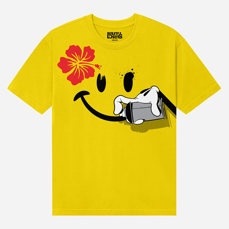 Beautiful Loser/OG Slick Tee - Big Slick Aloha - Yellow