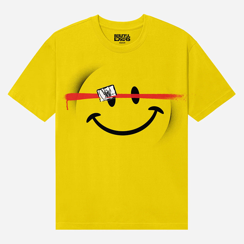 Beautiful Loser/OG Slick Tee - Happy Ending - Yellow