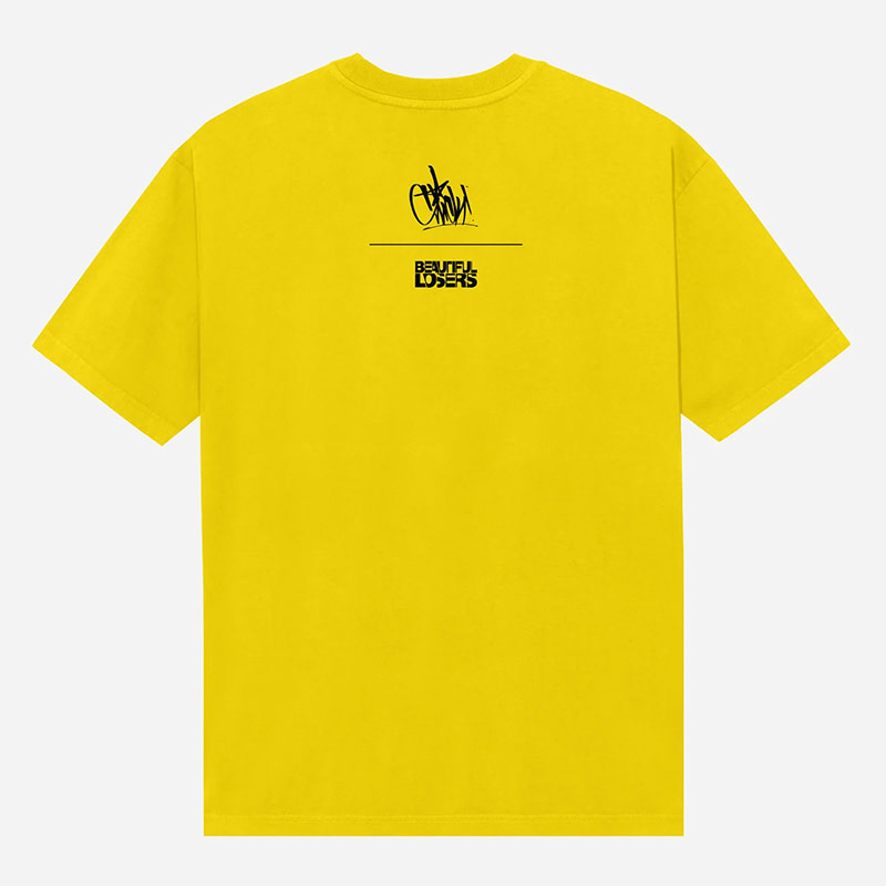 Beautiful Loser/OG Slick Tee - Happy Ending - Yellow
