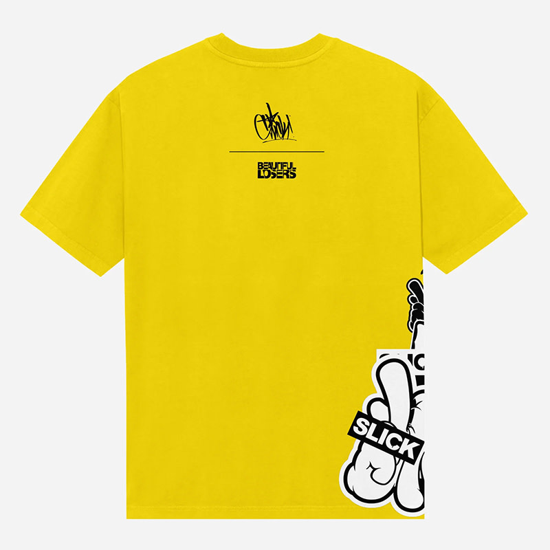 Beautiful Loser/OG Slick Tee - The LA Fill - Yellow