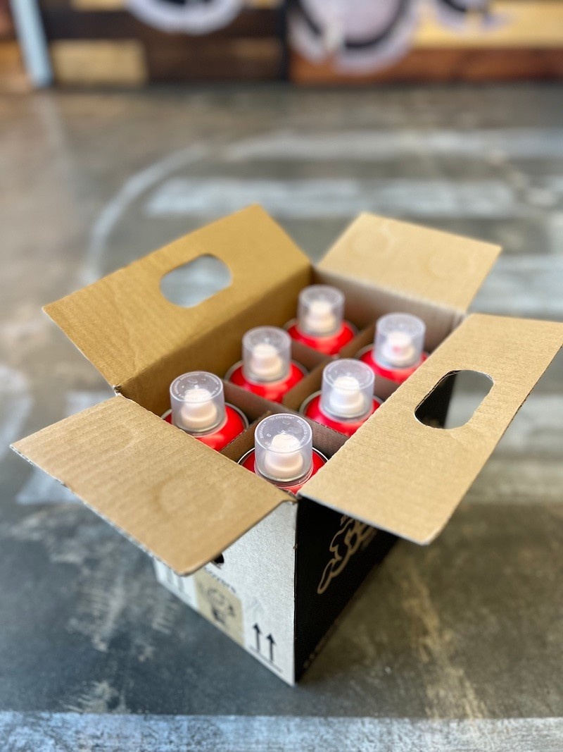 BDH 6-Pack Bukkake Spray Paint - Love Red