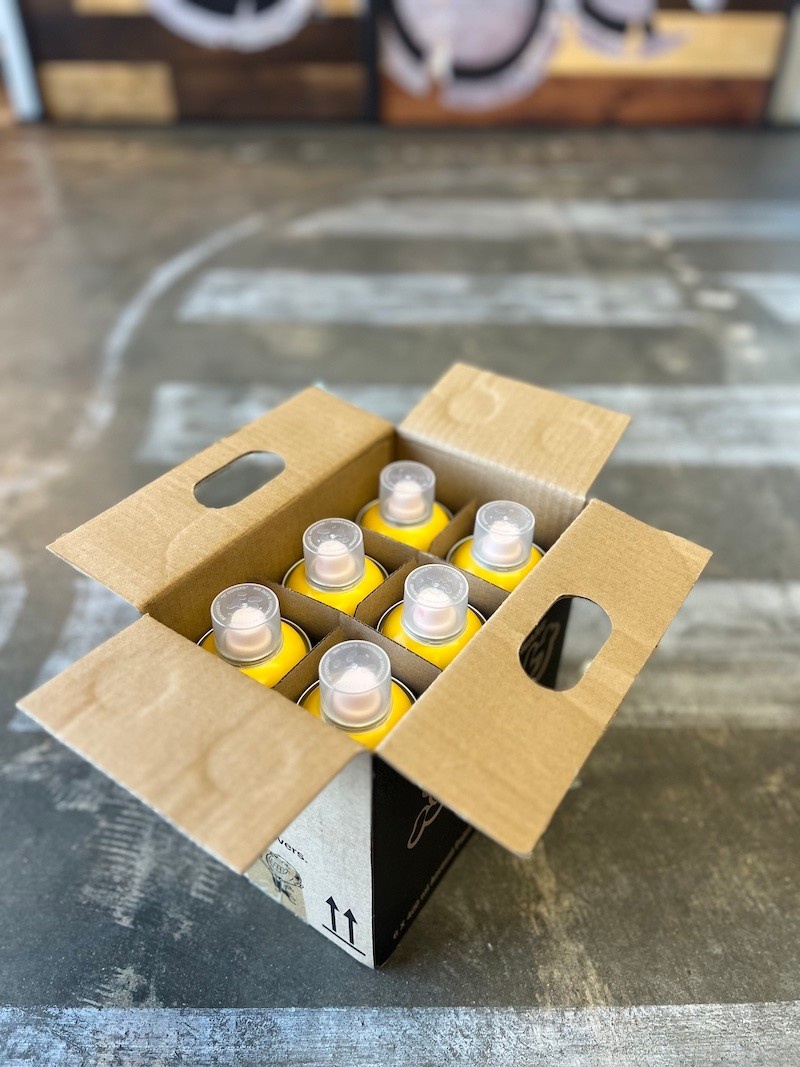 BDH 6-Pack Bukkake Spray Paint - Traffic Yellow