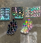 Eggshell Sticker Pack - Slick Hologram Stickers - 15pk