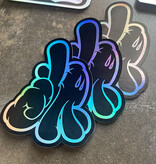 Eggshell Sticker Pack - Slick Hologram Stickers - 15pk