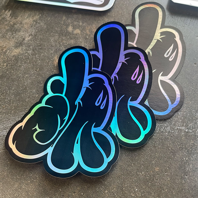 Eggshell Sticker Pack - Slick Hologram Stickers - 15pk