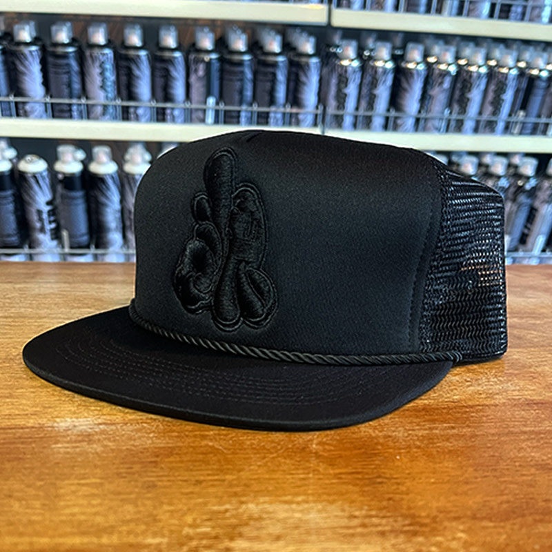 Dissizit Trucker - LA Hands - Black