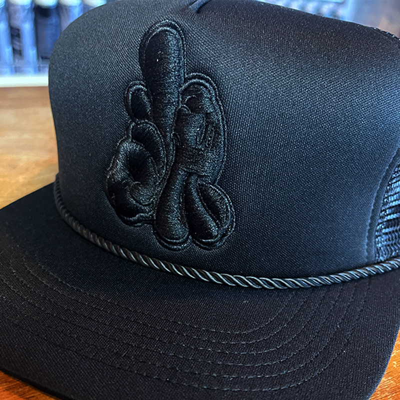Dissizit Trucker - LA Hands - Black