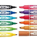 Zebra 8 color marker set