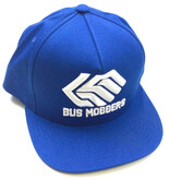 Bus Mobbers 3D Logo Snapback - True Blue/white